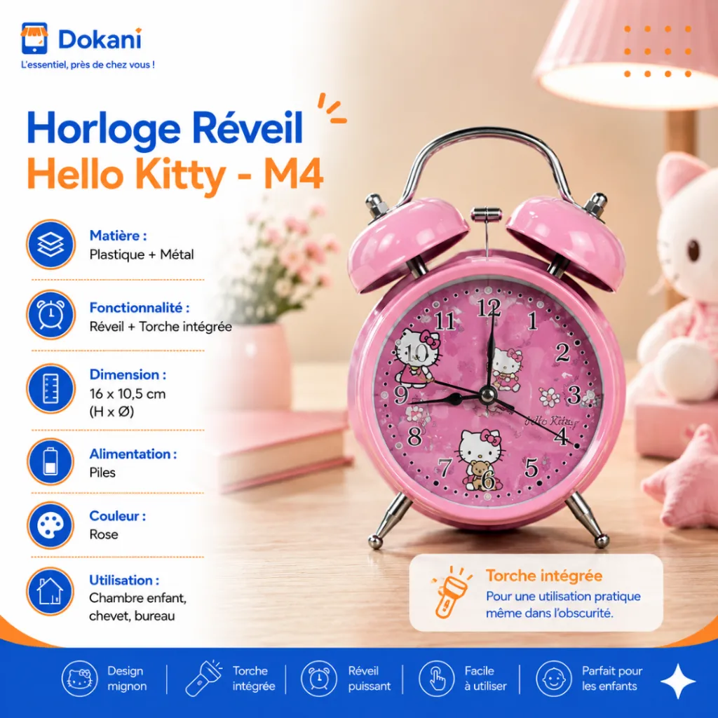 Horloge Réveil Hello Kitty - M4 (2).webp