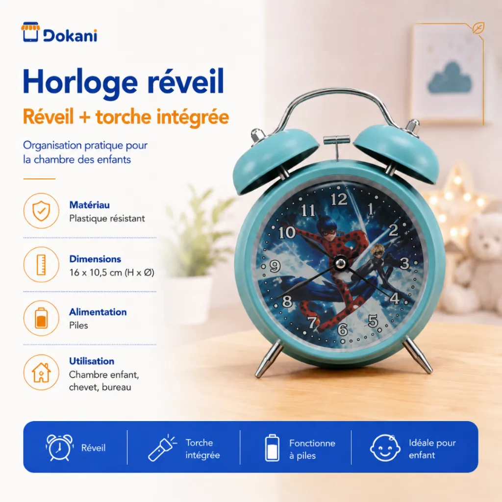 Horloge Réveil Spiderman - M4.webp