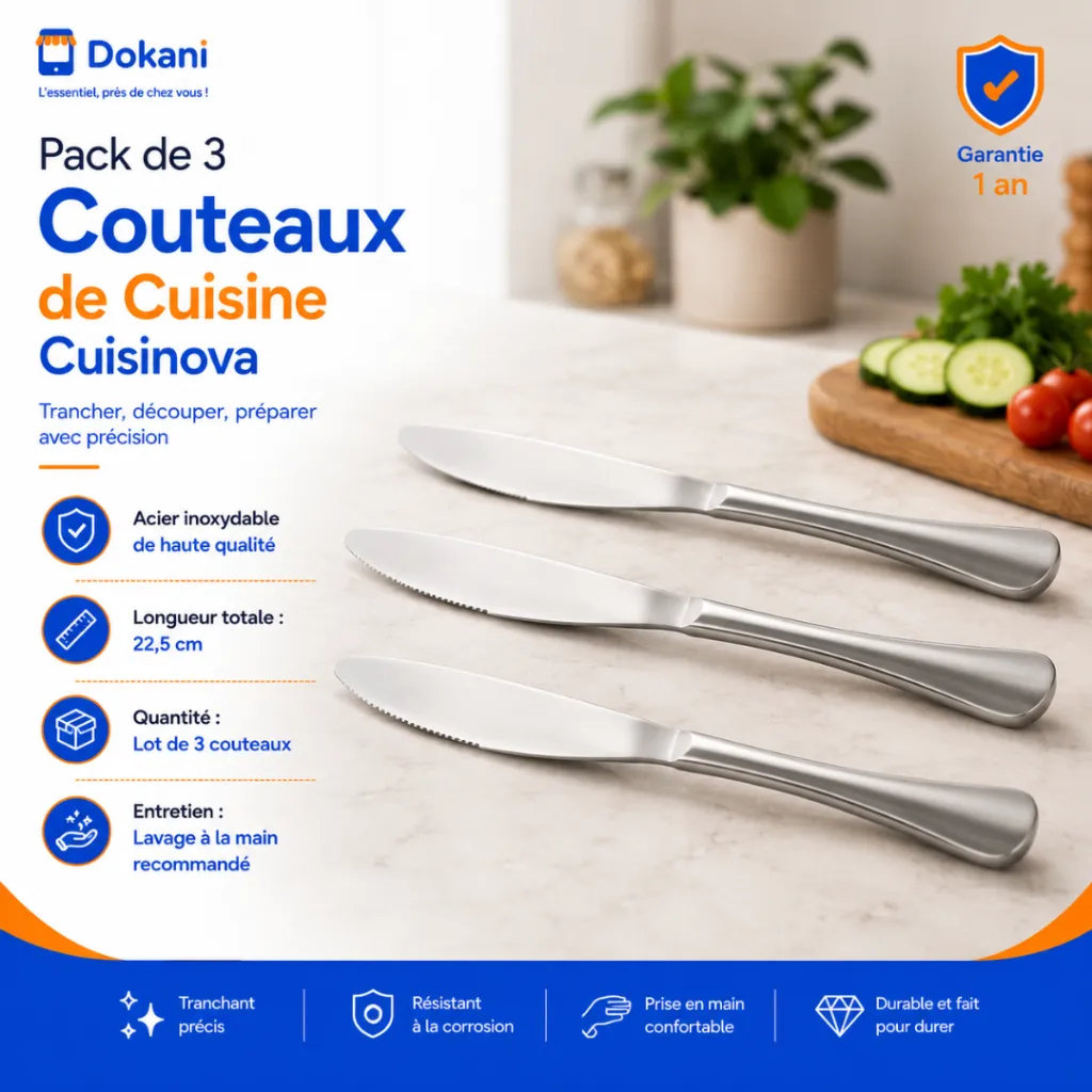 Pack de 3 Couteaux de Cuisine Cuisinova 22,5 cm (2).webp