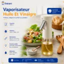 Vaporisateur Huile Et Vinaigre En Verre -300 ml - beige.webp