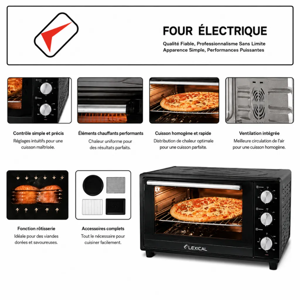 Four Electrique Lexical 50L 1800W – Noir (4).webp