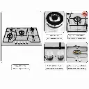 Plaque de Cuisson Encastrable 5 Feux- Lexical.webp