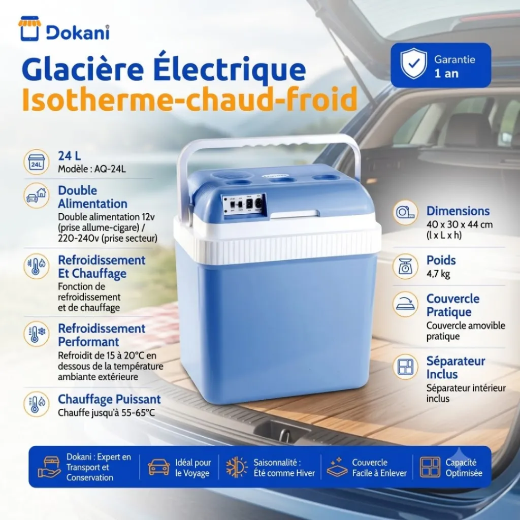 Glacière Electrique Isotherme-chaud-froid - 24 L (3).webp