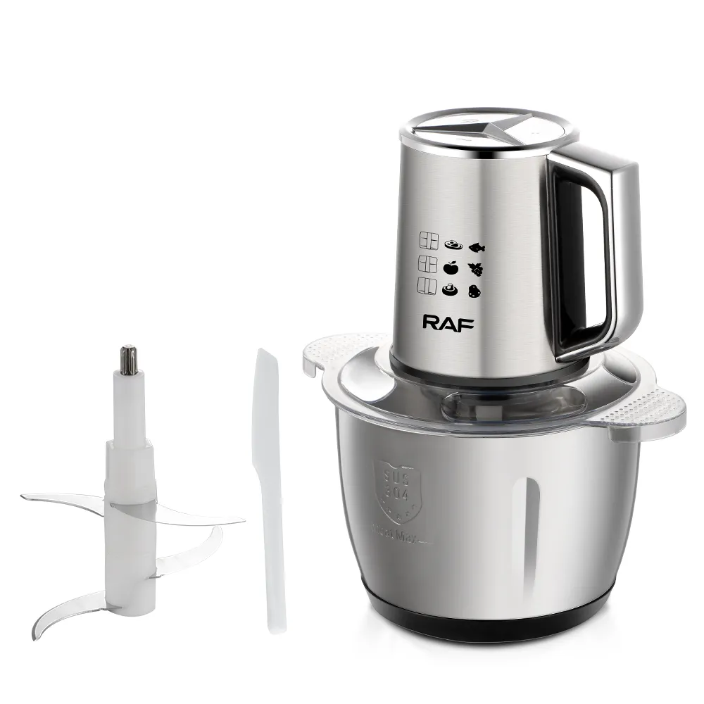 Hachoir Electrique En Inox RAF - 3L - 1000W 1.webp