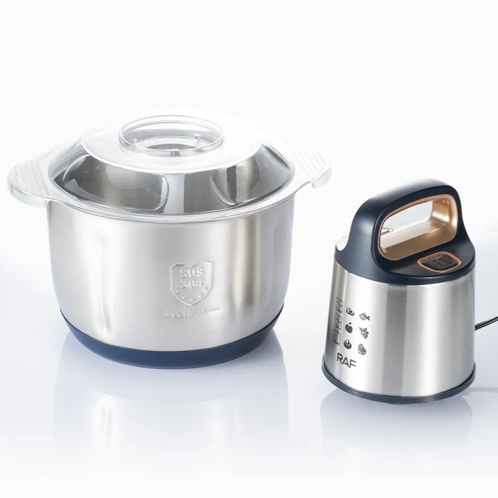 Hachoir Electrique En Inox RAF - 5L - 500W 4.webp