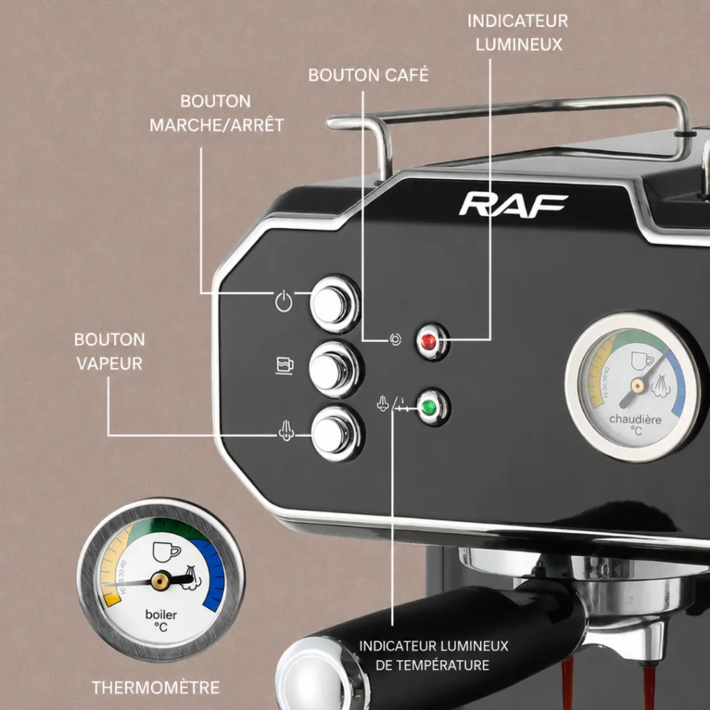 Machine A Café Expresso 3 En 1 RAF - 2 L - 850 W -R-104B- Noir (4).webp