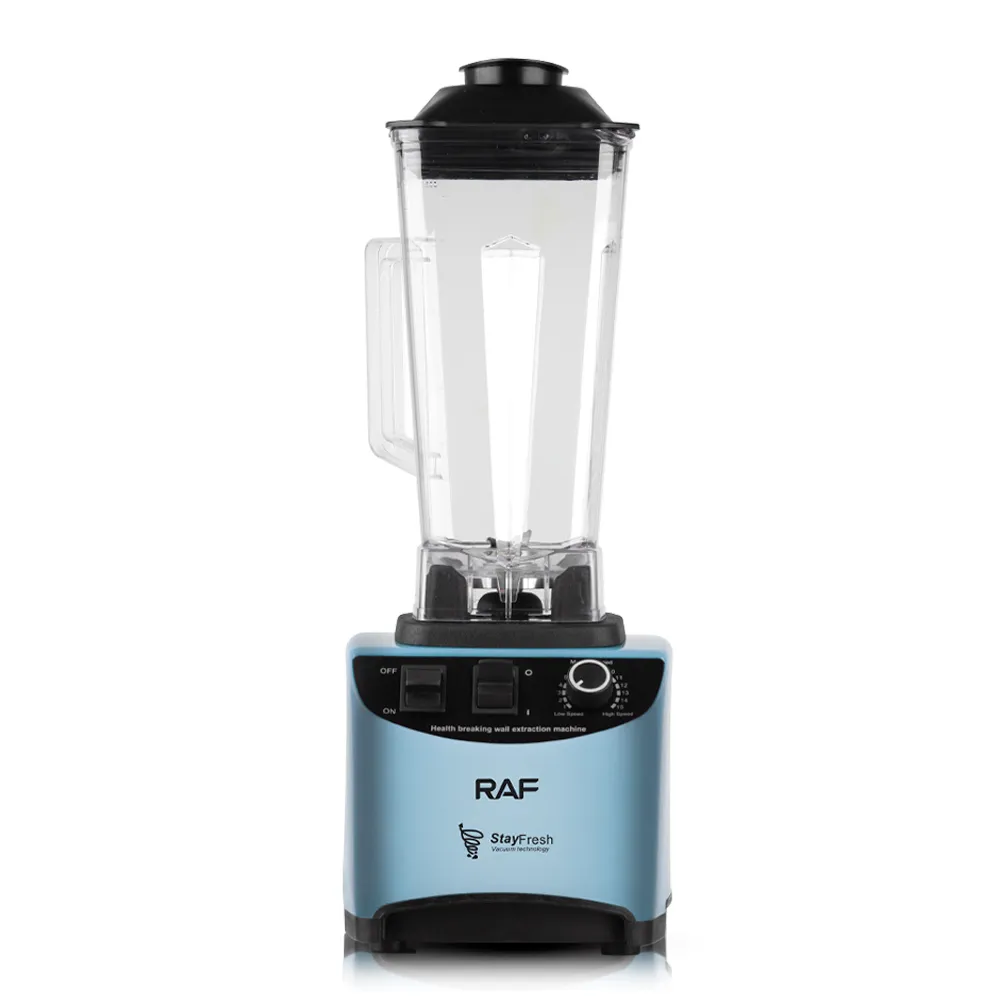 Blender En Plastique 15 Vitesses RAF - 1400 W - 2 L - Bleu.webp