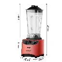 Blender En Plastique 15 Vitesses RAF - 1400 W - 2 L - Rouge 2.webp