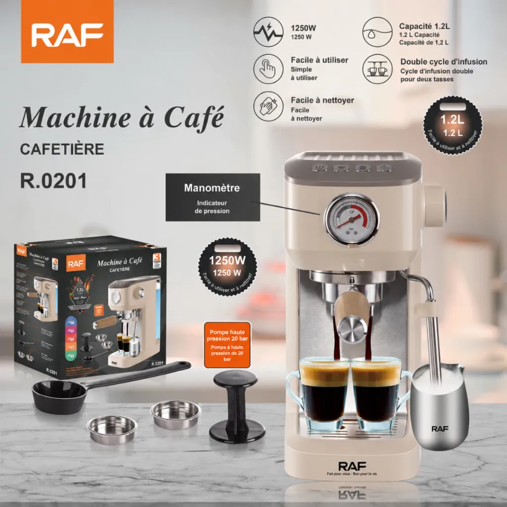 Machine A Café Expresso RAF - 1,2 L - 1250 W (4).webp