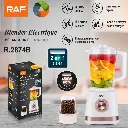 Blender Avec Moulin A Epices 2 EN 1 RAF - 450 W - 1,5 L - Blanc (2).webp