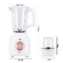Blender Avec Moulin A Epices 2 EN 1 RAF - 500 W - 1,6 L - Blanc (2).webp