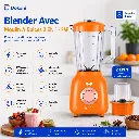Blender Avec Moulin A Epices 2 EN 1 RAF - 500 W - 1,6 L - Orange.webp