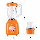 Blender Avec Moulin A Epices 2 EN 1 RAF - 500 W - 1,6 L - Orange (3).webp