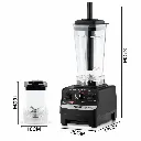 Blender Avec Moulin A Epices 2 en 1 RAF - 2400 W - 2,5 L - Noir (4).webp