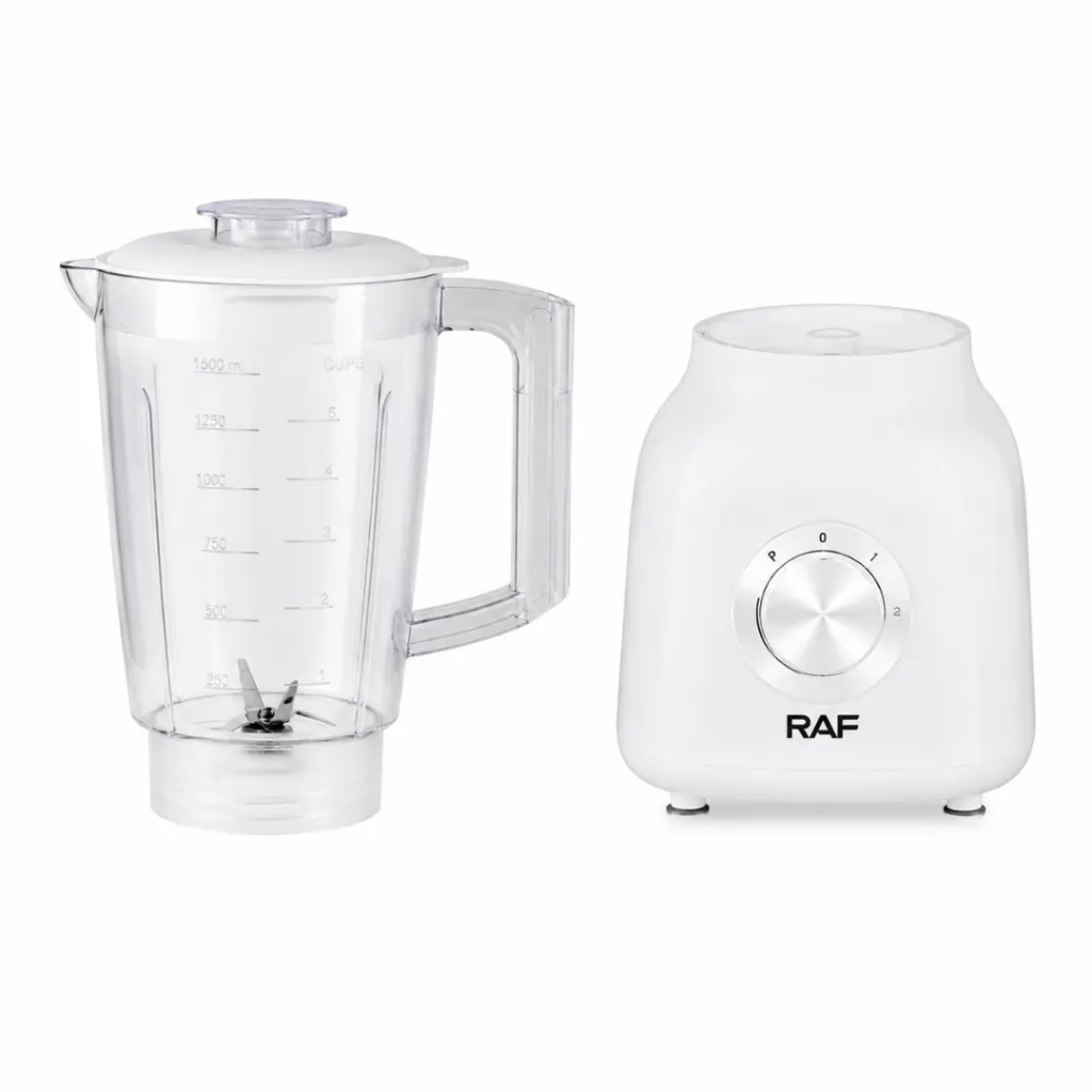 Blender Avec Moulin A Epices 2 EN 1 RAF - 350 W - 1,5 L - Blanc.webp