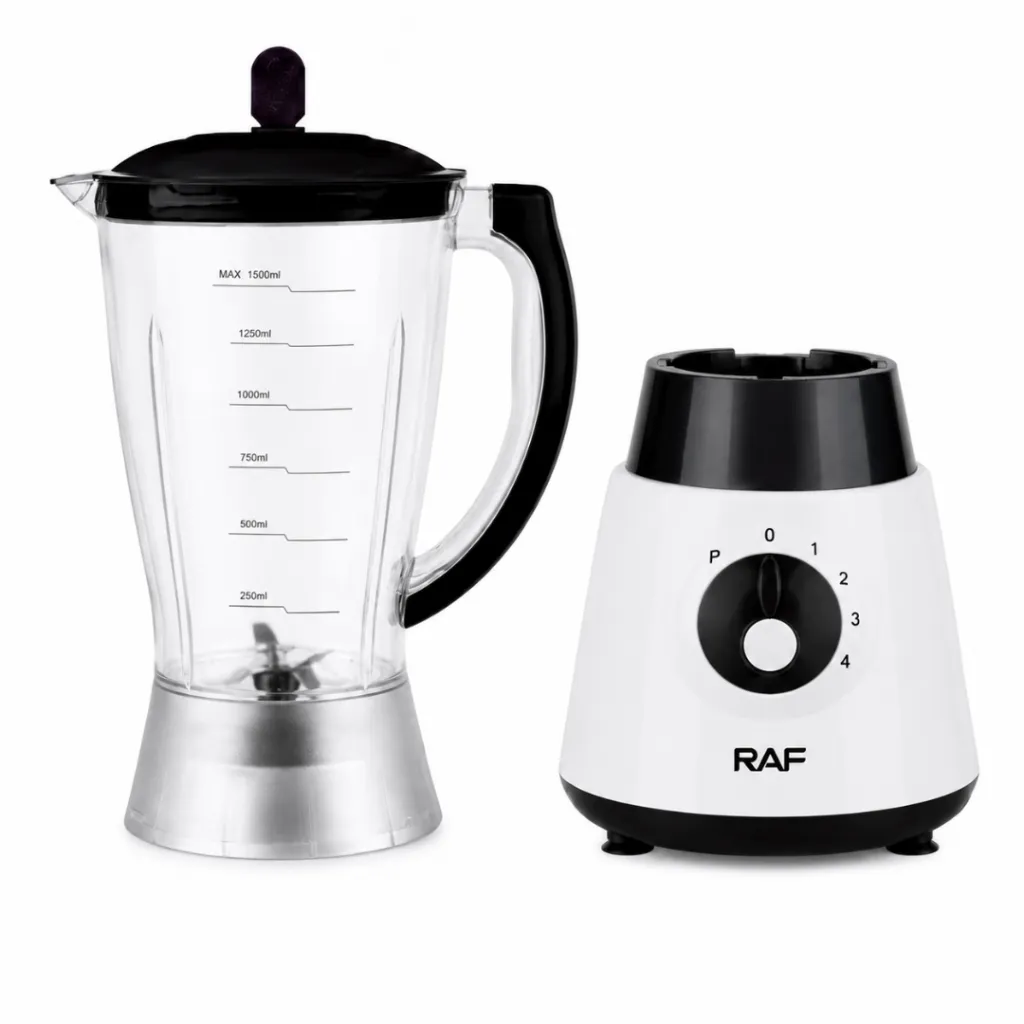 Blender Avec Moulin A Epices 2 EN 1 RAF - 450 W - 1,5 L - Noir (4).webp