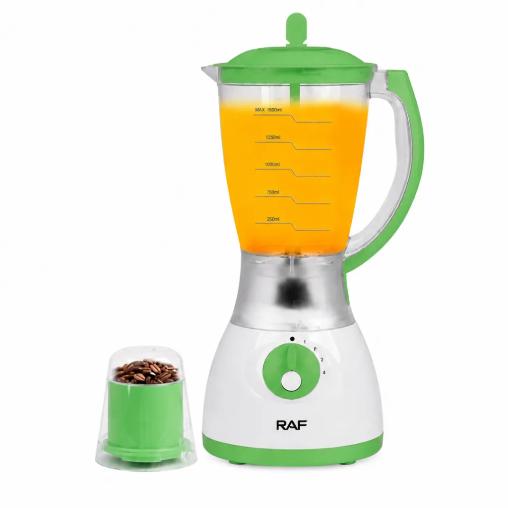 Blender Avec Moulin A Epices 2 EN 1 RAF - 450 W - 1,5 L - Vert (2).webp