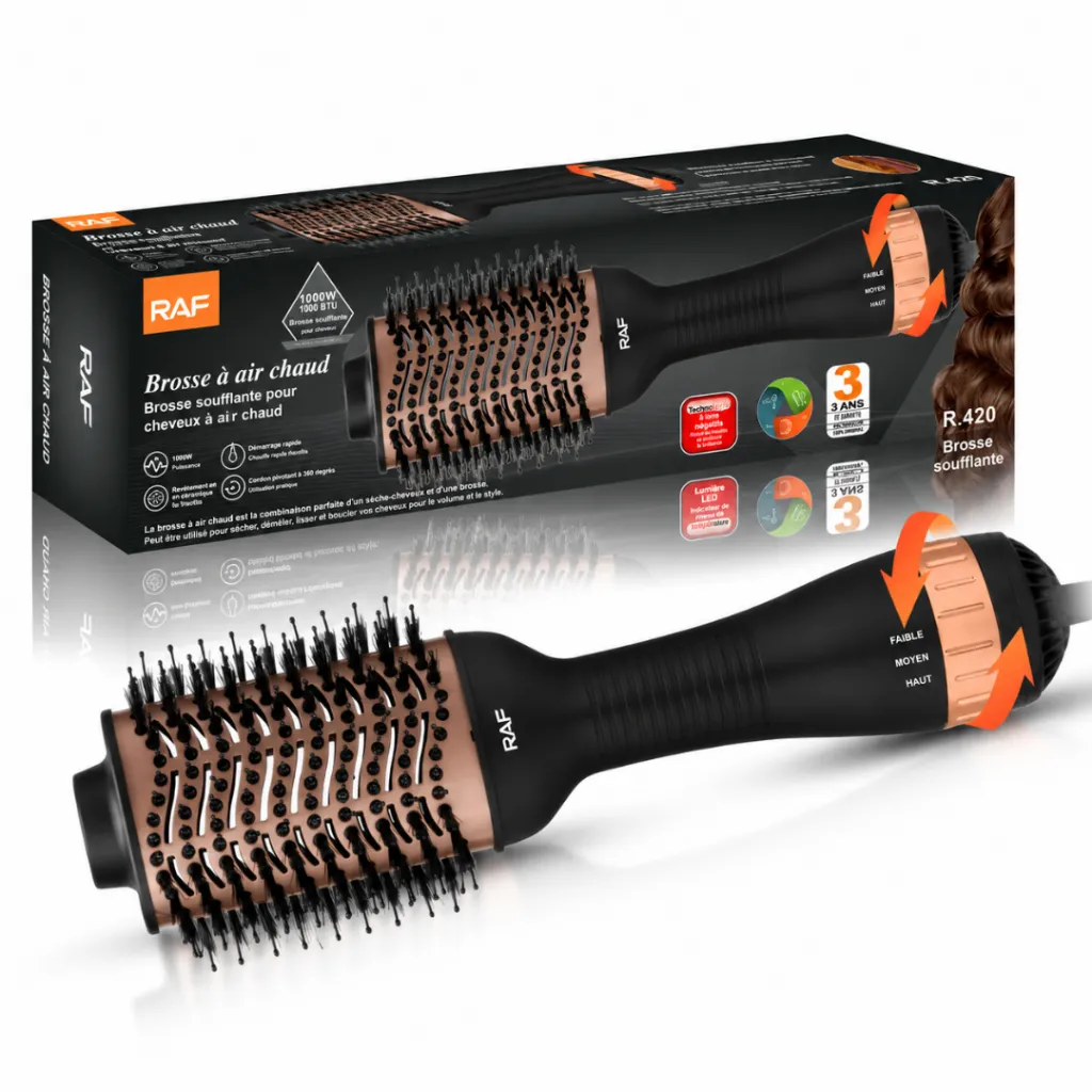 Brosse Coiffante RAF - 1000W - Noir (3).webp