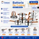 Batterie De Cuisine FALEZ 16 Pièces En Inox 1810 - Effet Bois2 (4).webp