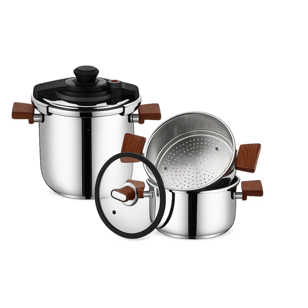 Batterie De Cuisine FALEZ 6 Pièces En Inox 1810 -Effet Bois (4).webp