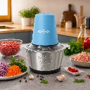 Hachoir Multifonctions Florence - 2L- 400W - Bleu (2) - Copie.webp