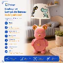 Horloge et Lampe De Bureau Rechargeable LED - Rose.webp