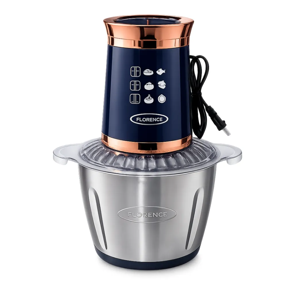Hachoir Multifonctions Florence - 3L- 1200W  - Bleu (5).webp