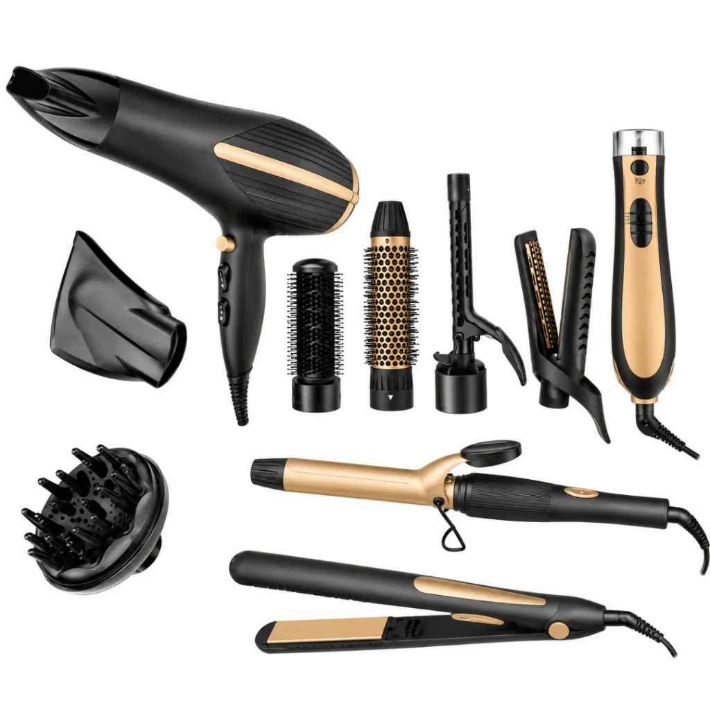 Coffret Cheveux 12 en 1 Florence - 2200W - Bronze (5).webp
