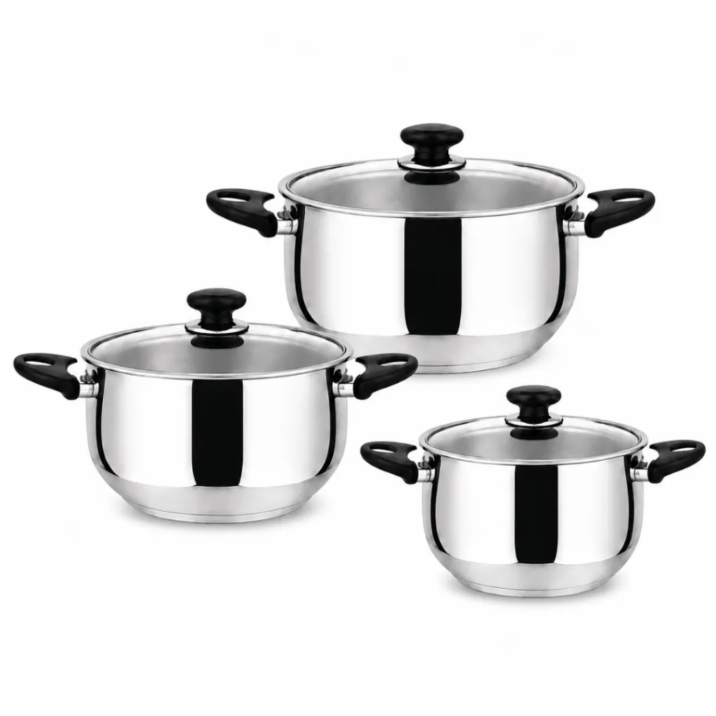 Batterie De Cuisine Sizar 17 Pièces En Inox 1810 - Noir (3).webp