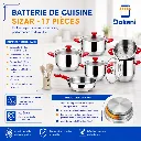 Batterie De Cuisine Sizar 17 Pièces En Inox 1810 - Rouge (2).webp