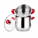 Batterie De Cuisine Sizar 17 Pièces En Inox 1810 - Rouge (7).webp