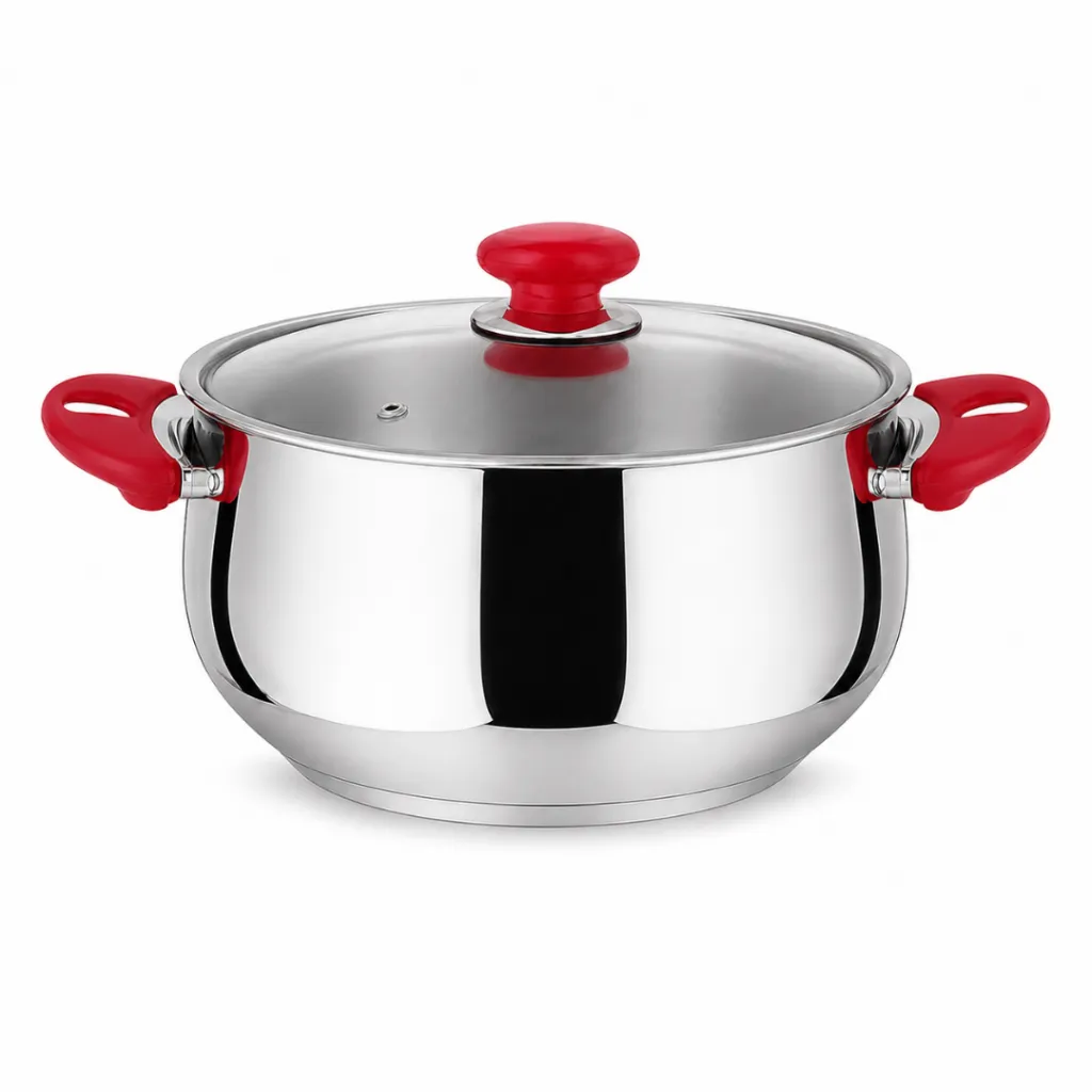 Batterie De Cuisine Sizar 17 Pièces En Inox 1810 - Rouge (5).webp