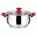 Batterie De Cuisine Sizar 17 Pièces En Inox 1810 - Rouge (5).webp