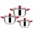 Batterie De Cuisine Sizar 17 Pièces En Inox 1810 - Rouge (3).webp