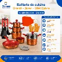 Batterie de Cuisine 23 Pièces Granit Sizar - Effet Cuivre (5).webp