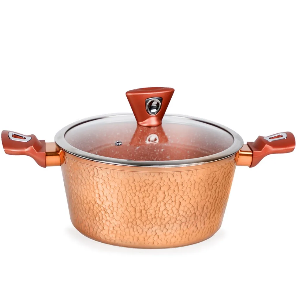 Batterie de Cuisine 23 Pièces Granit Sizar - Effet Cuivre (8).webp