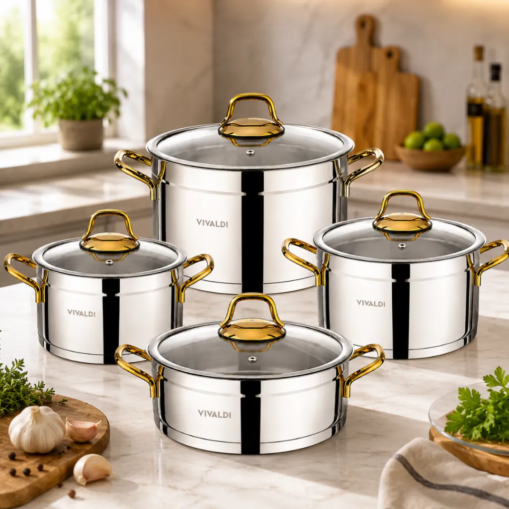 Batterie de cuisine Vivaldi 8 pièces-Doré (5).webp