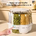 Distributeur De Céréales Rotatif à 6 Compartiments - 7 Litre (3).webp
