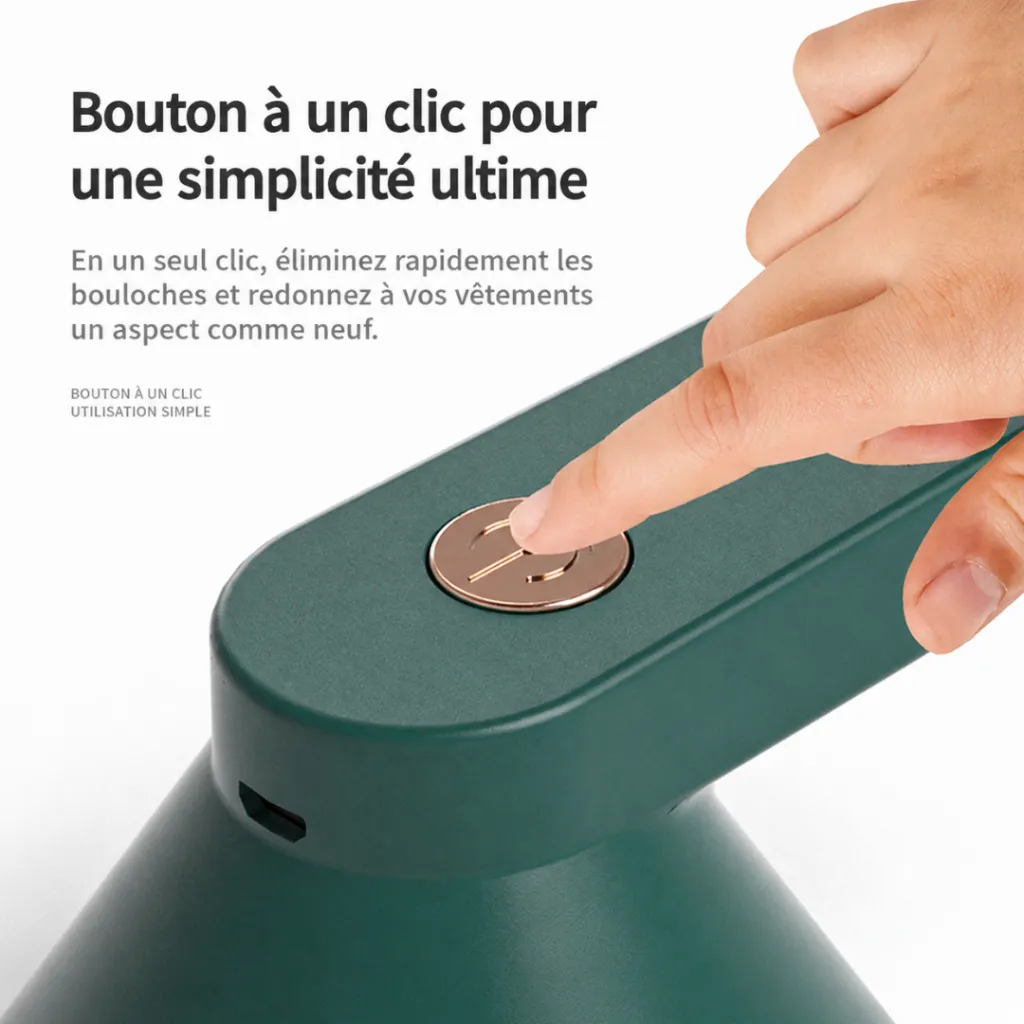 Rasoir Anti-bouloche Rechargeable 8W Vert (4).webp