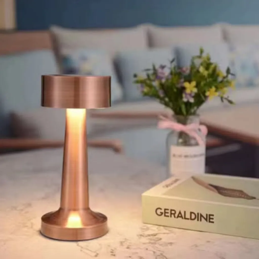 Lampe De Table Rechargeable- Doré (8).webp