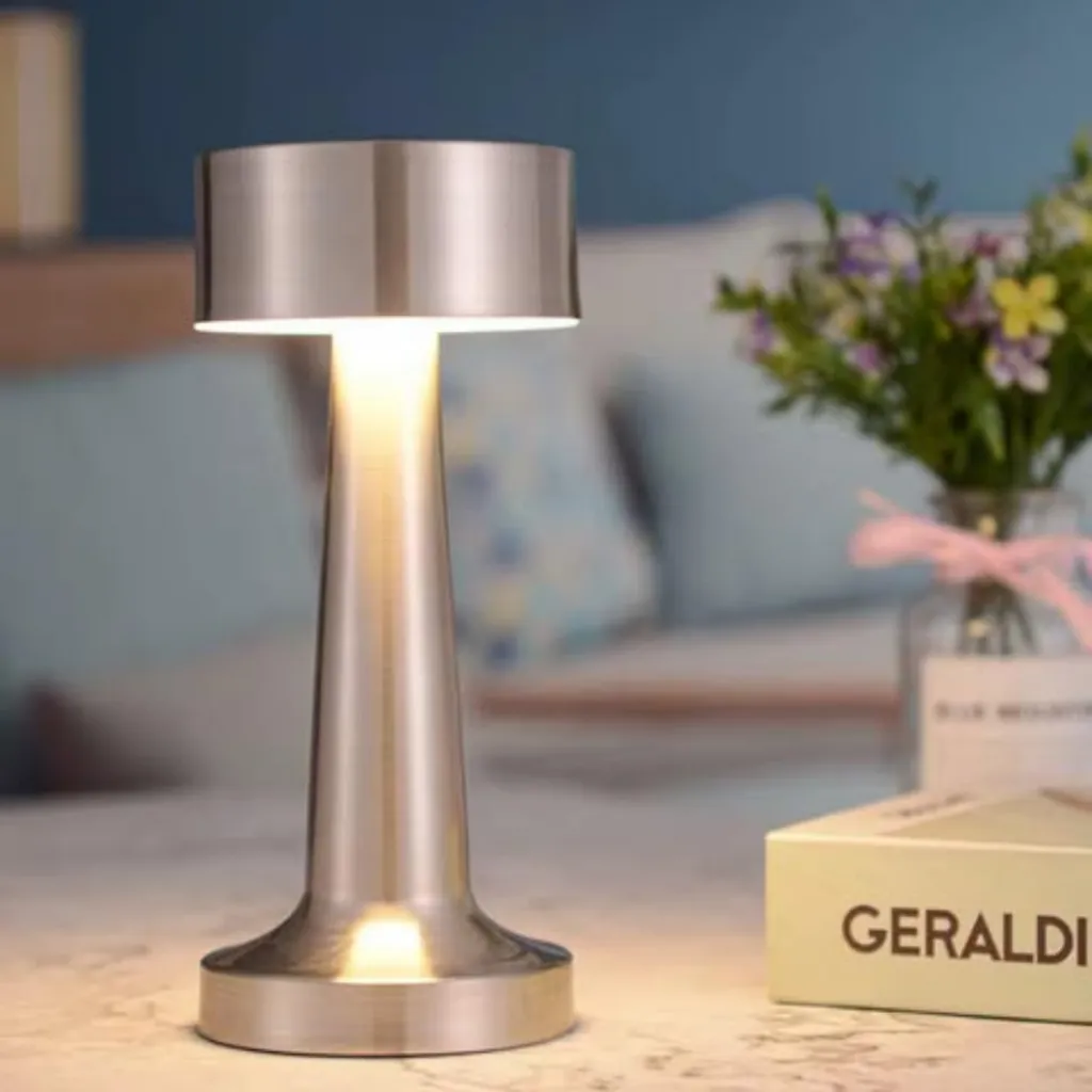 Lampe De Table Rechargeable- Argent (7).webp
