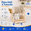 Egouttoir A Vaisselle En Plastique Beige (2).webp