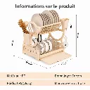 Egouttoir A Vaisselle En Plastique Beige (5).webp