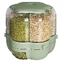 Distributeur De Céréales Rotatif- 6 Compartiments - 7 L- Vert (1).webp