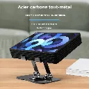 Support Tablette Pliable Rotatif 360°- Noir (1).webp