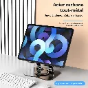 Support Tablette Pliable Rotatif 360°- Noir (7).webp