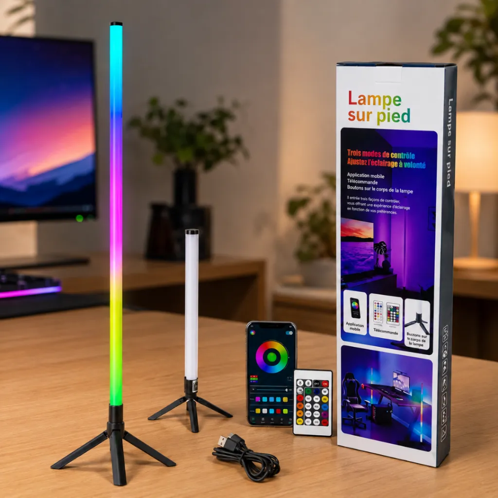 Lampe D'ambiance LED RGB Avec Télécommande (2).webp