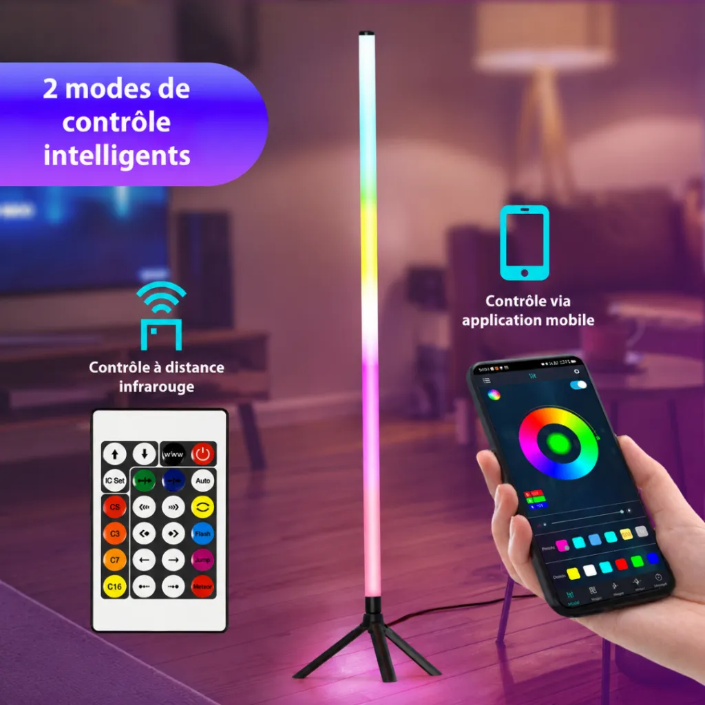 Lampe D'ambiance LED RGB Avec Télécommande (5).webp