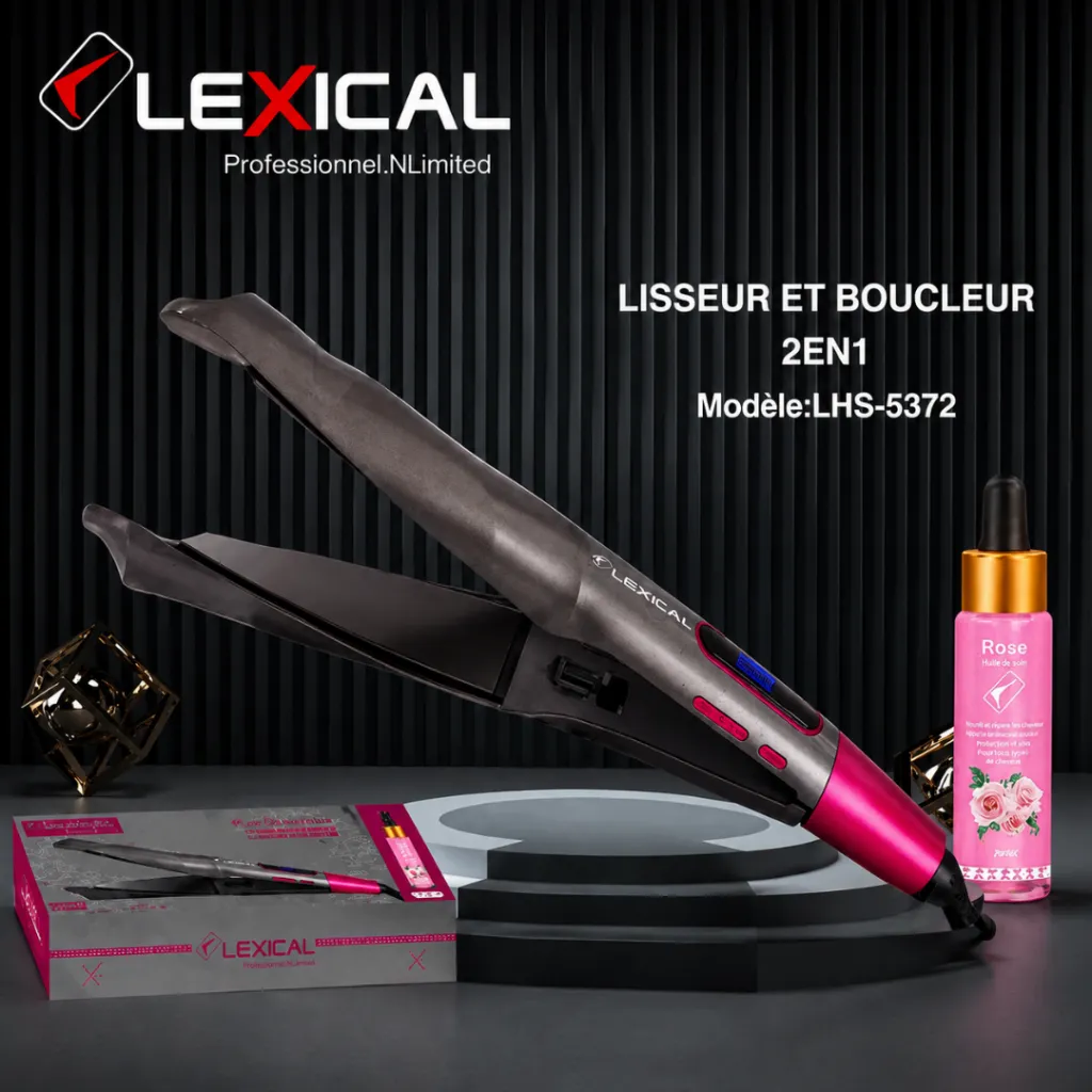 Pince A Friser 2en1 Lexical Avec Sérum- 50W (2).webp