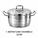 Batterie De Cuisine En Inox 1810-Vivaldi- 9 Pièces - Argent (2).webp